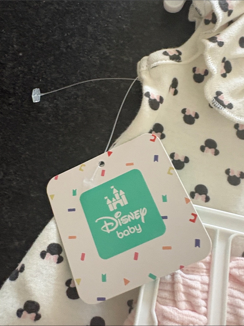 Disney Baby Two-Piece Minnie Print Set - White & Pink - Picture 2 of 5